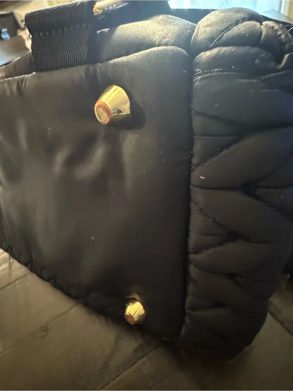 HAPP Brand Black Diaper Bag